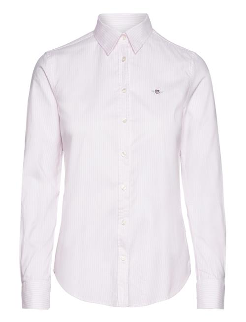 GANT Slim Stretch Oxford Striped Shirt GANT Pink