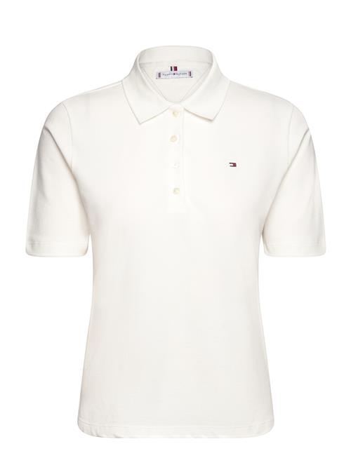 Se Tommy Hilfiger 1985 Reg Pique Polo Ss Tommy Hilfiger White ved Booztlet