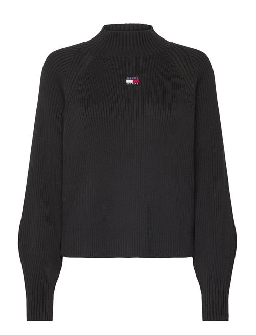 Tommy Jeans Tjw Badge Mockneck Sweater Tommy Jeans Black