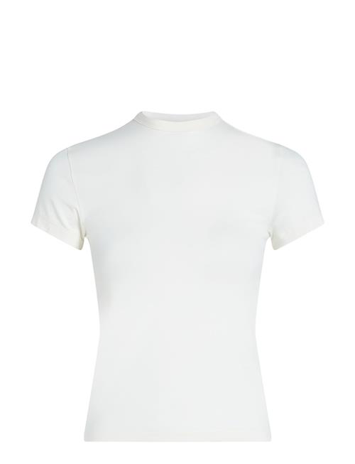 Se Calvin Klein Modal Stretch C-Neck Slim Top Ss Calvin Klein White ved Booztlet