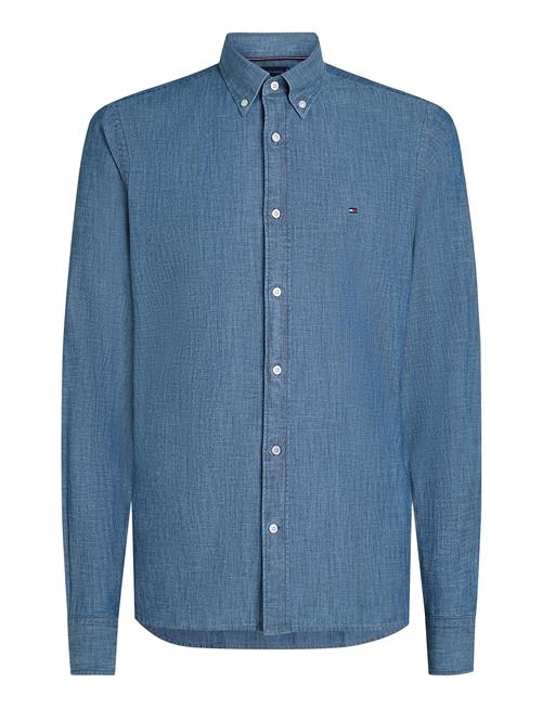 Chambray Solid Rf Shirt Tommy Hilfiger Blue