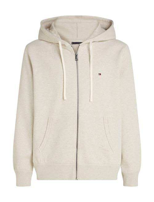 Se Tommy Hilfiger Essential Fleece Zip Through Tommy Hilfiger Cream ved Booztlet