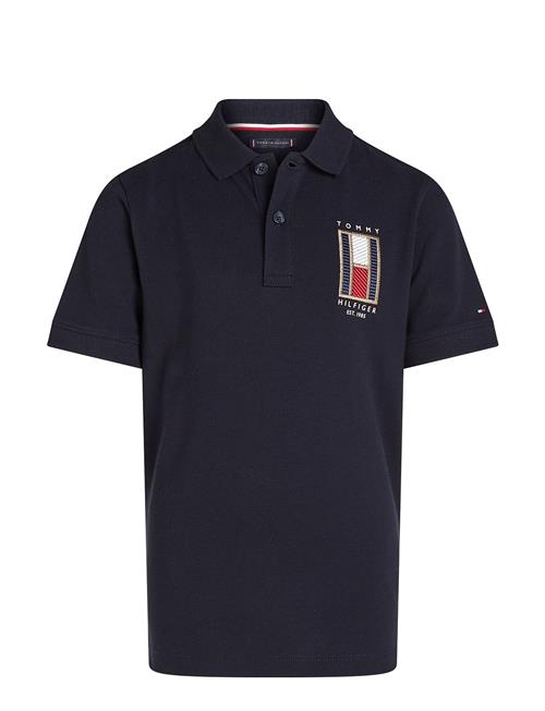 Tommy Hilfiger Vertical Flag Reg Polo Ss Tommy Hilfiger Navy