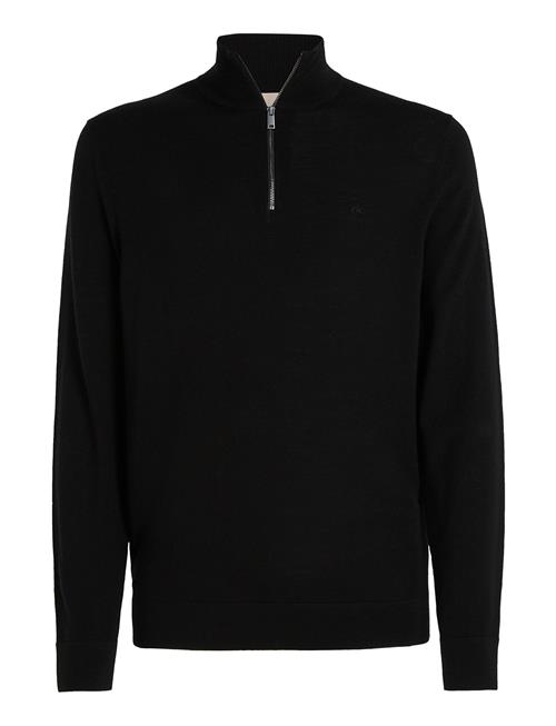 Calvin Klein Merino Rws Zip Through Jacket Calvin Klein Black