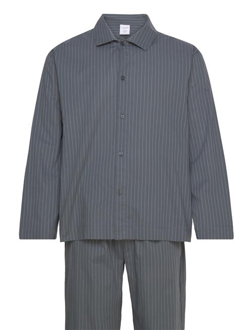 Calvin Klein L/S Button Down Pant Set Calvin Klein Grey