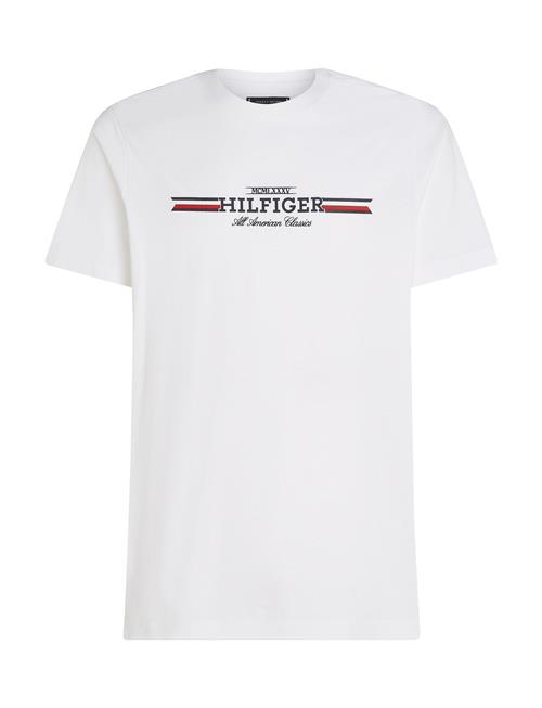 Tommy Hilfiger Hilfiger Chest Stripe Tee Tommy Hilfiger White