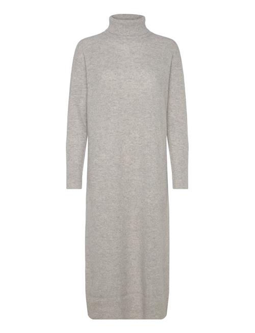 Tommy Hilfiger Wool Cash Roll-Nk Long Dress Tommy Hilfiger Grey