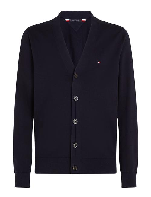 Se Tommy Hilfiger Essential Cotton Cardigan Tommy Hilfiger Navy ved Booztlet