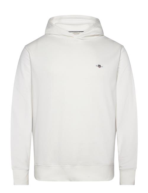 Se GANT Reg Emb Archive Shield Hoodie GANT White ved Booztlet