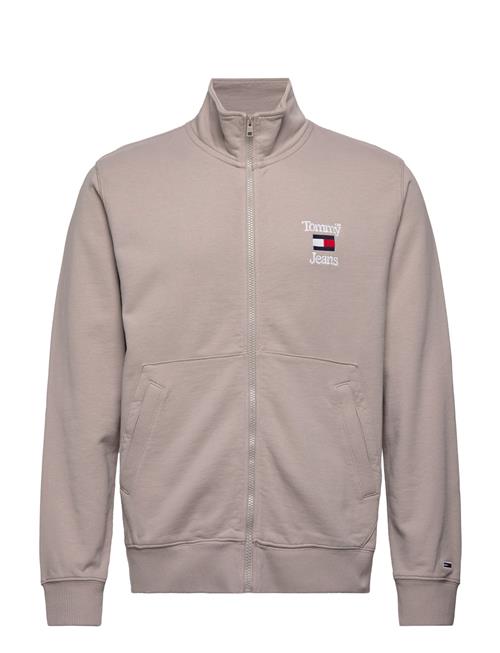 Se Tommy Jeans Tju Relaxed Terry Zip Up Tommy Jeans Grey ved Booztlet