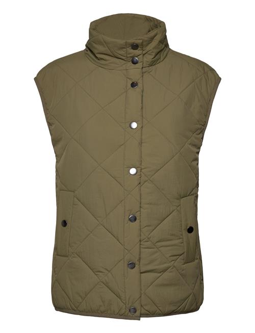 Se Kaffe Kavia Waistcoat Kaffe Khaki ved Booztlet