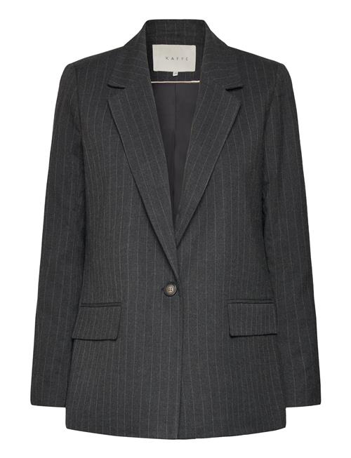 Se Kaffe Katya Blazer Kaffe Grey ved Booztlet