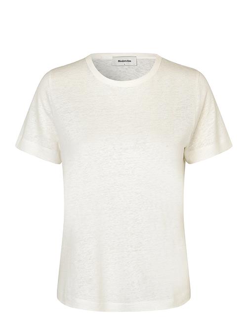 Se Modström Holtmd T-Shirt Modström White ved Booztlet