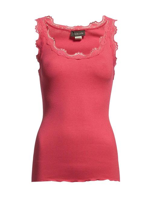 Rosemunde Rwbabette Sl U-Neck Long Lace Top Rosemunde Pink