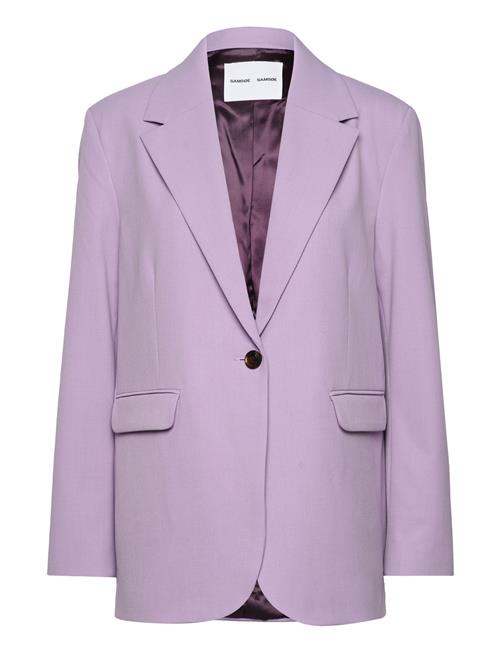 Se Samsøe Samsøe Haven Blazer 13103 Samsøe Samsøe Purple ved Booztlet