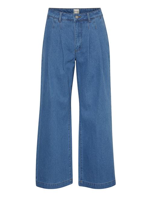 My Essential Wardrobe Zitomw 163 High Wide Pant My Essential Wardrobe Blue