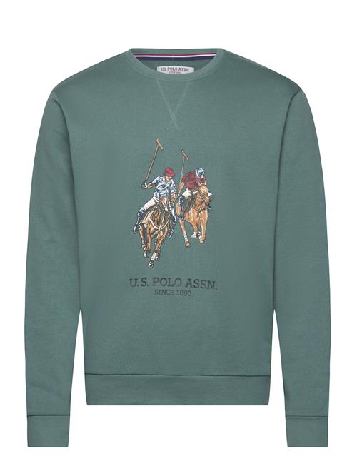 Se U.S. Polo Assn. Uspa Sweat O Neck Ekrem Men U.S. Polo Assn. Green ved Booztlet