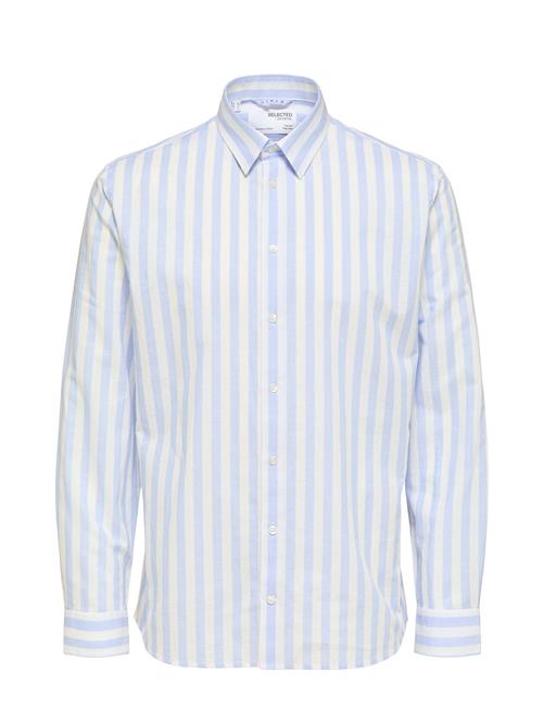 Selected Homme Slhregnew-Linen Shirt Ls Classic Selected Homme Blue