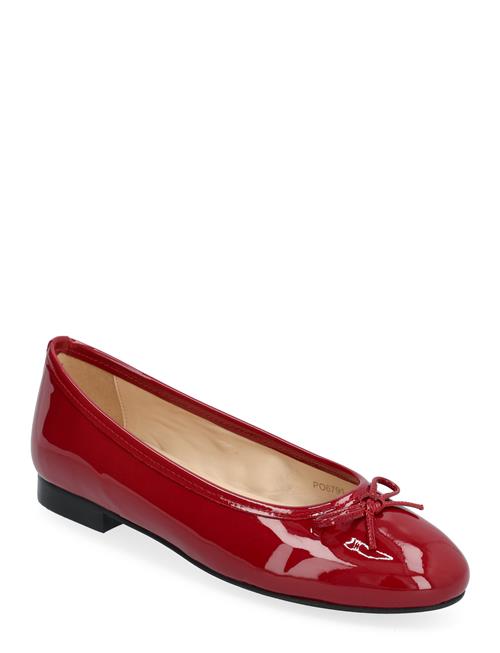 ALOHAS Oriana Onix Red Leather Ballet Flats ALOHAS Red