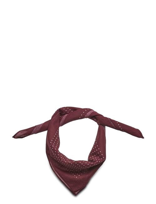 Se Lindbergh Bandana With Dots Lindbergh Burgundy ved Booztlet