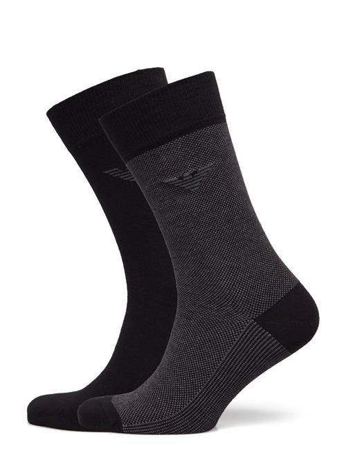 Emporio Armani Men's Knit Short Socks Emporio Armani Black