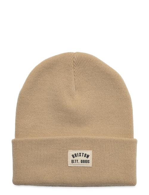 Se Brixton Woodburn Watch Cap Beanie Brixton Beige ved Booztlet