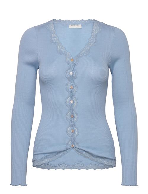 Se Rosemunde Rwbabette Ls V-Neck Regular Lace Ca Rosemunde Blue ved Booztlet