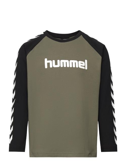 Hummel Hmlboys T-Shirt L/S Hummel Green