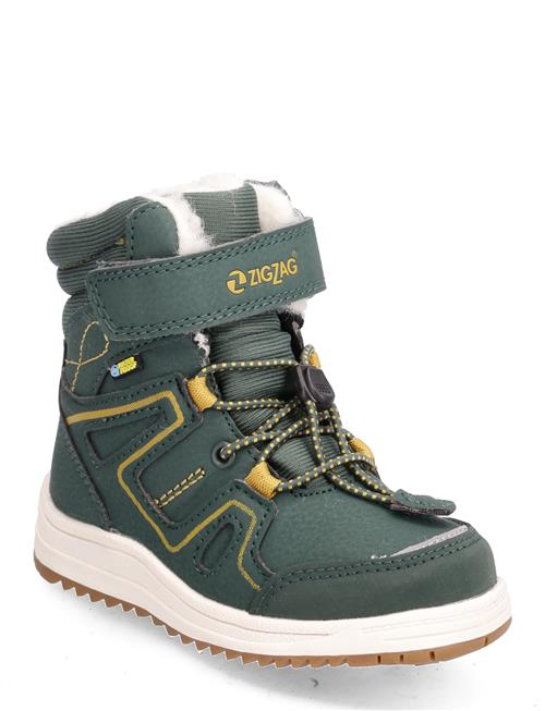 Se ZigZag Rincet Kids Winterboot Wp ZigZag Green ved Booztlet