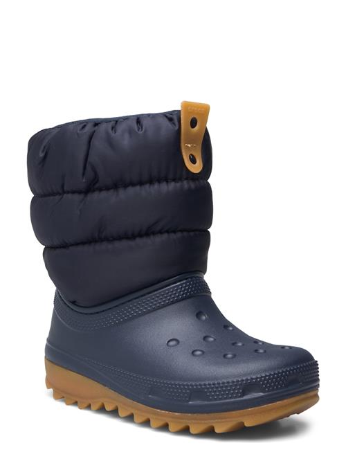 Se Crocs Classic Neo Puff Boot K Crocs Navy ved Booztlet