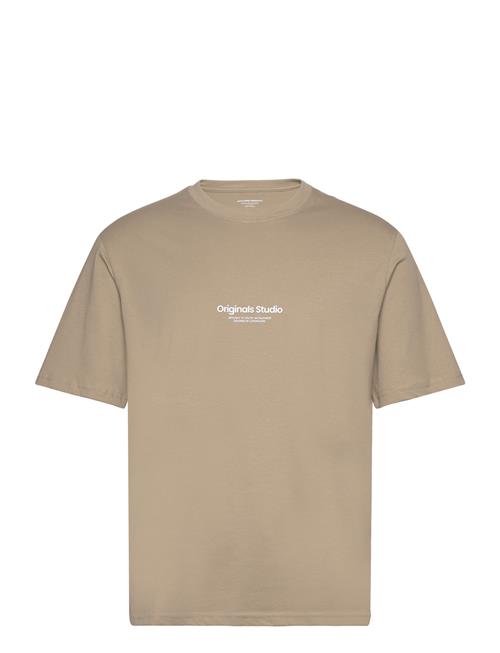 Se Jack & Jones Jorvesterbro Tee Ss Crew Neck Noos Jack & J S Beige ved Booztlet