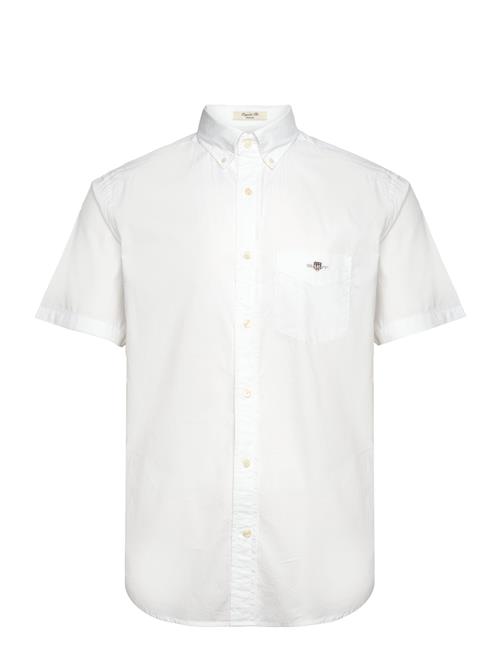 GANT Reg Classic Poplin Ss Shirt GANT White