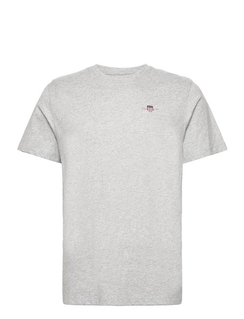 Se GANT Shield Pajama T-Shirt GANT Grey ved Booztlet