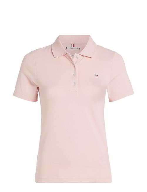 Tommy Hilfiger 1985 Slim Pique Polo Ss Tommy Hilfiger Pink