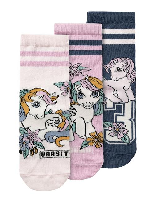 Nmfjojo Mlp 3P Sock Cplg Name It Pink