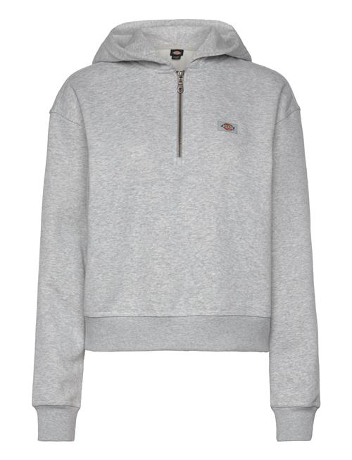 Dickies Oakport 1/4 Zip Hoodie W Dickies Grey