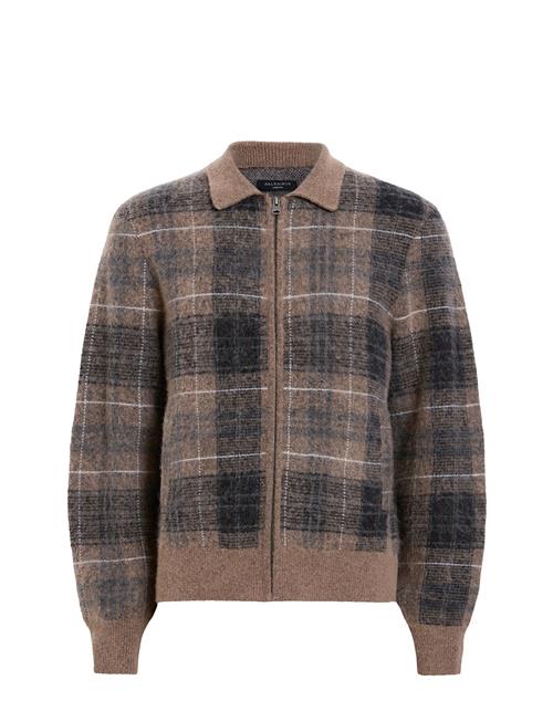 Se AllSaints Robbie Cardigan AllSaints Brown ved Booztlet