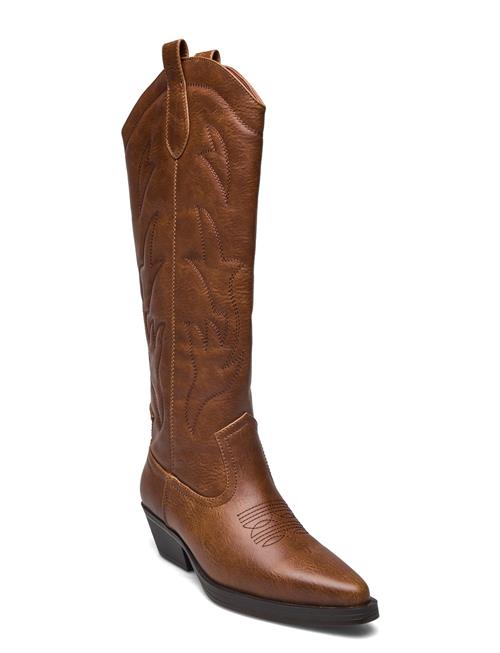 Se ONLY Onlbronco-5 Pu High Cowboy Boot ONLY Brown ved Booztlet