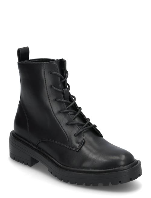 Se ONLY Onlbold-17 Pu Lace Up Boot - Noos ONLY Black ved Booztlet