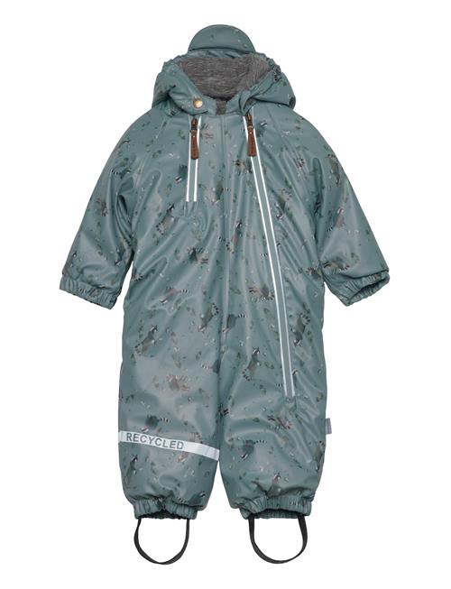 Pu Snow Suit 2 Zip - Aop Mikk-line Blue