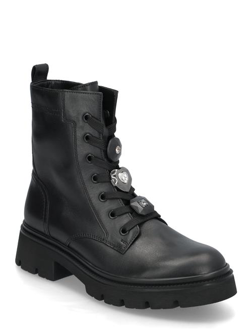 Se Gabor Laced Ankle Boot Gabor Black ved Booztlet