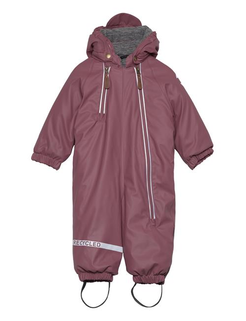 Pu Snow Suit 2 Zip Recycled Mikk-line Pink