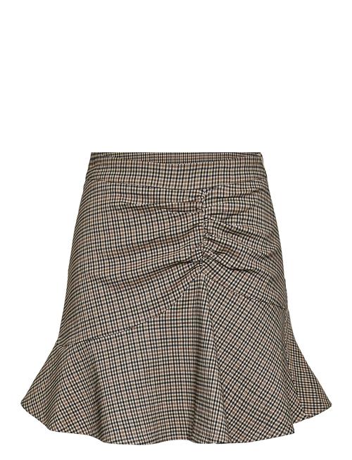 YAS Yaschikka Hw Short Skirt S. YAS Brown