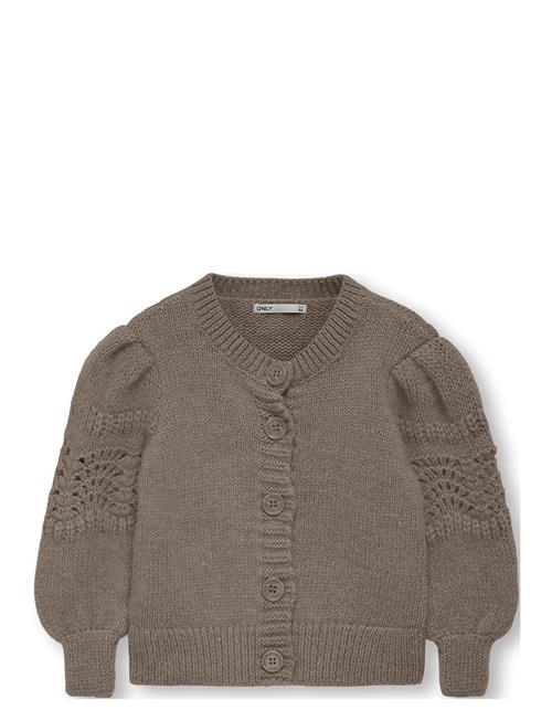 Kids Only Kmgkaren Ls O-Neck Cardigan Knt Kids Only Brown