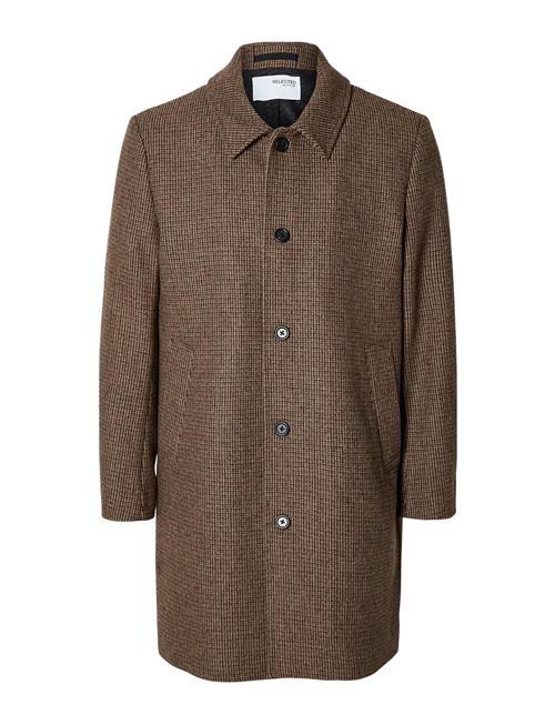 Se Slharchive Car Coat Noos Selected Brown ved Booztlet