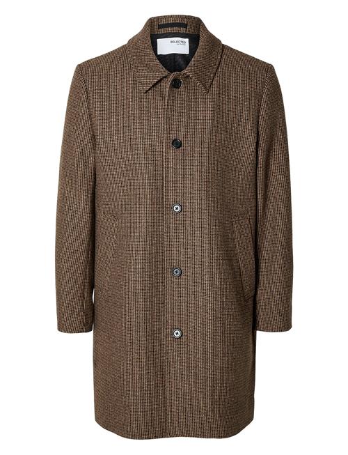 Slharchive Car Coat Noos Selected Homme Brown