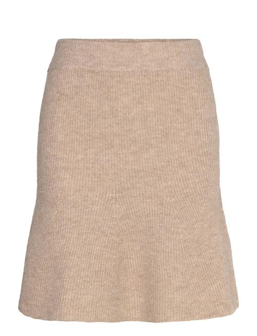 NOISY MAY Nmnola Knit Hw Skirt Fwd NOISY MAY Beige