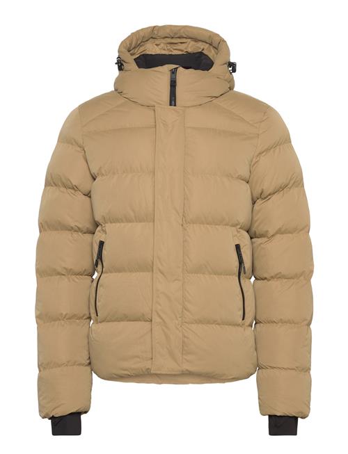 Superdry Sport Hooded Microfibre Sport Puffer Superdry Sport Beige