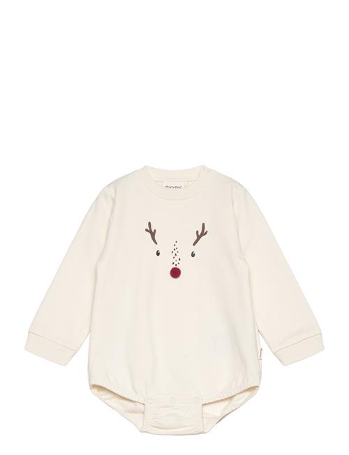 Minymo Body Ls Sweat Minymo White