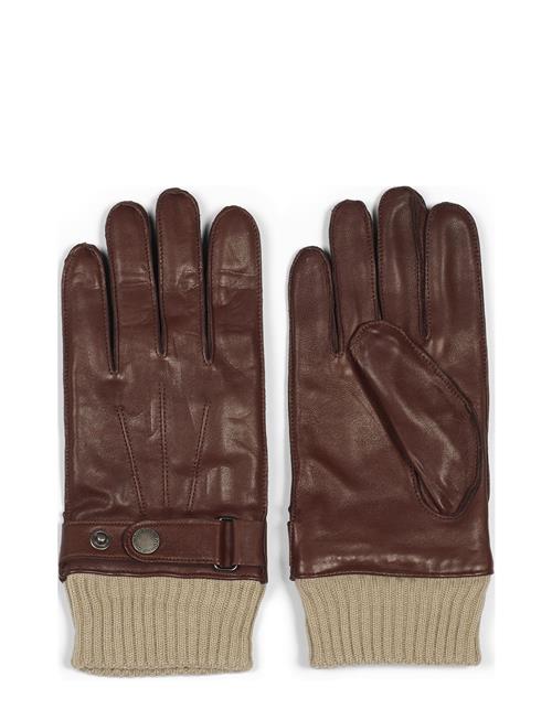 Se Howard London Leather Gloves Carl Howard London Brown ved Booztlet